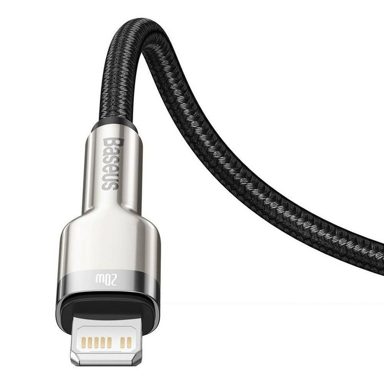 کابل تبدیل USB-C به لایتنینگ بیسوس مدل CATLJK-01 Zinc Alloy PD20W طول 25 سانتی متر