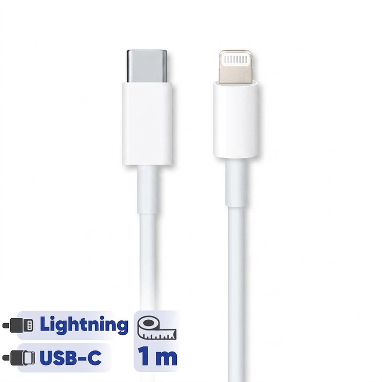 کابل تبدیل USB-C به لایتنینگ اپل طول 1 متر