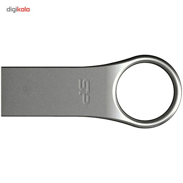فلش مموری 32 گیگابایت سیلیکون پاور مدل Firma F80 با رابط USB 2.0، بدنه آلیاژ روی بدون درب و مقاوم در برابر شوک و لرزش
