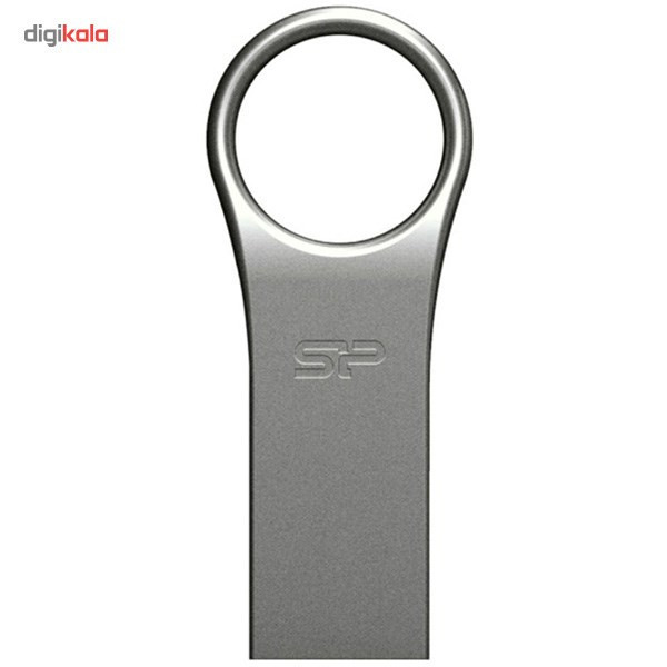 فلش مموری 32 گیگابایت سیلیکون پاور مدل Firma F80 با رابط USB 2.0، بدنه آلیاژ روی بدون درب و مقاوم در برابر شوک و لرزش